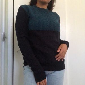 Vintage Jack Wills Two Toned Merino Wool Sweater ✨